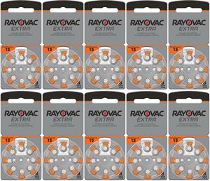 Rayovac gehoorapparaat batterijen Type 13 (oranje) - 10 x 8 stuks