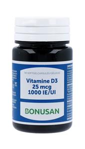 Bonusan Vitamine d3 25mcg 90 Softgels