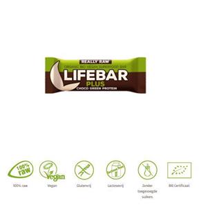 Lifefood Lifebar plus choco green protein bio 47 Gram