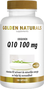 Golden Naturals Q10 100 mg 180 veganistische capsules