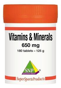 SNP Vitamins minerals complex 180 Tabletten