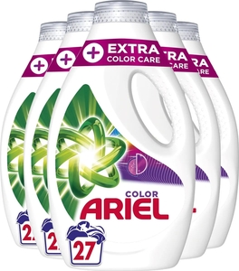Ariel Vloeibaar Wasmiddel Voordeelverpakking + Extra Color Care -135 Wasbeurten (5x27)