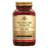 No-Flush Niacin 500 mg Vitamin B3 50 capsules