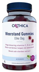 Orthica Weerstand gummies elke dag 60 Gummies