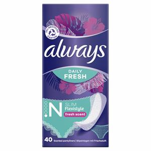 Always Inlegkruisjes daily protect fresh & scent 40 Stuks