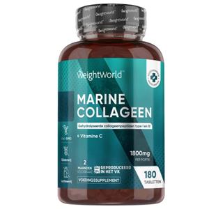 WeightWorld Marine Collageen - 1800 mg 180 tabletten - 