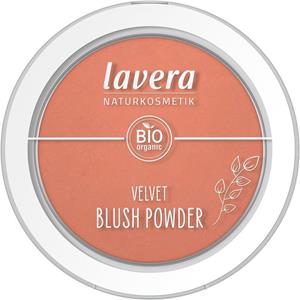Lavera Velvet blush powder rosy peach 01 5 Gram