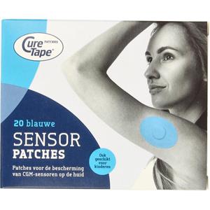 Diabetes-Sensor Fixierpflaster - CureTape Sensor Patches Blau