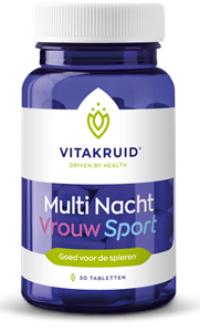 Vitakruid Multi Nacht Vrouw Sport Tabletten