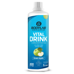 Bodylab24 Vital Drink Concentrated 2.0 - 1000ml - Green Apple