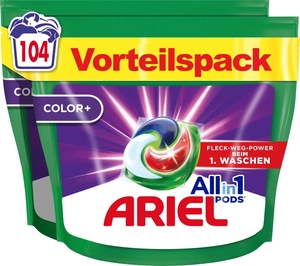 Ariel Pods All-in-1 Color+ - 104 wasbeurten (2x52)