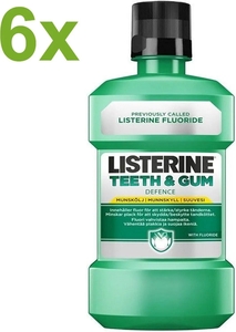 Listerine Mondwater Tand & Gum Defence - 6x 500ml
