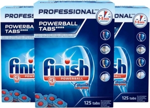 Finish Vaatwastabletten Powerball Professional Jaarverpakking - 375 stuks (3x 125)