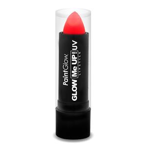 PaintGlow Lippenstift/lipstick - neon rood - UV/blacklight - 5 gram -