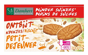 Damhert Ontbijt Koekjes - MInder Suikers