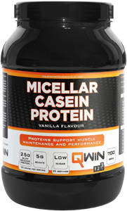QWIN Micellar Casein Protein - Proteine Poeder - Vanille - 700 gr