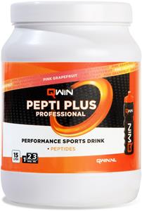 QWIN Peptiplus Sportdrink - Vegan - Pink Grapefruit - 760 gr