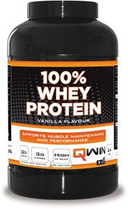 QWIN 100% Whey Protein Vanille - Eiwit Poeder - 2400 gr