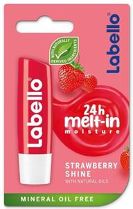 Labello Lippenbalsem blister strawberry shine 1 Stuk