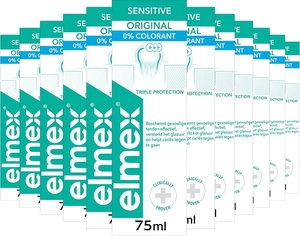 Elmex Sensitive Tandpasta Voordeelverpakking- 12x 75 ml