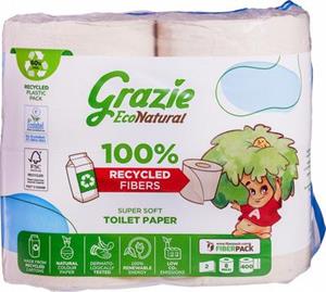 Grazie Natural Toiletpapier 2-laags 8st