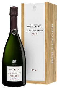 Champagne Bollinger Bollinger La Grande Année Brut Rosé 2014 (in luxe houten kist)