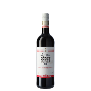 LE PETIT BERET Le Petit Béret Cabernet Sauvignon Alcoholvrij 0.0  | Franse Rode alcoholvrije wijn | Overig - Frankrijk | 0,75L