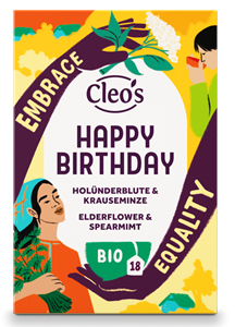 Cleo's Happy Birthday Elderflower & Spearmint Bio