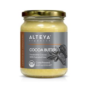 Alteya Organic Cocoa Butter - Hydrateert en hydrateert de huid en het haar 160g