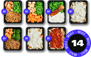 Prep The Food Prep Meals | Kip en vis variatiepakket 2 weken