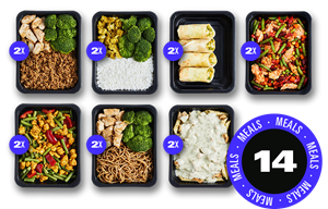 Prep The Food Verse kant en klare fitness maaltijden - Pakket afvallen - Kip