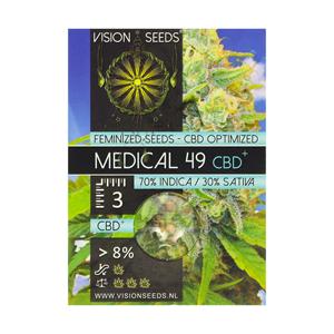 Vision Seeds Medical 49 CBD + 3 zaden