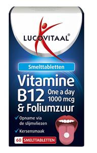 Lucovitaal B12 & Foliumzuur Smelttablet, 60 tabletten
