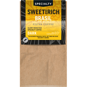 Jumbo pecialty Brasil Yellow Bourbon Filter Coffee Dark 250g bij 