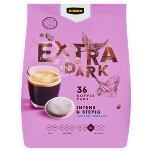JUMBO umbo Extra Dark Koffiepads 36 Stuks