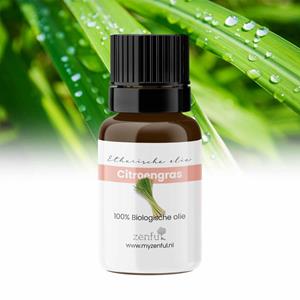 Zenful Citroengras (Lemongrass) etherische olie biologisch 10 ml