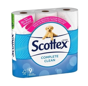 Scottex Toiletpapier 9 Rollen 2 lagen