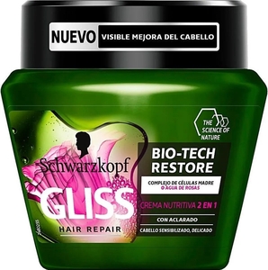 Gliss-Kur Gliss voedend haarmasker Bio-Tech Herstel - 300 ml