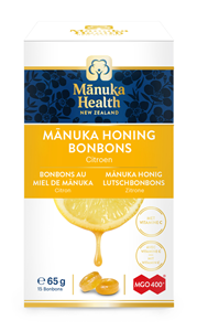 Manuka health Honing Citroen MGO 400+ zuigtabletten