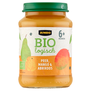 JUMBO umbo Biologisch Peer, Mango & Abrikoos 6+ Maanden 190g