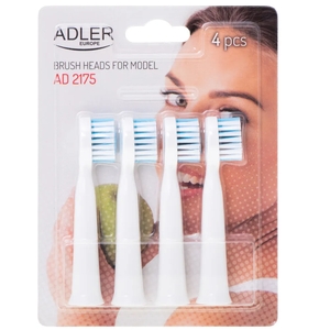 Adler Opzetstukjes voor Sonische Tandenborstel AD2175 - 4 stuks