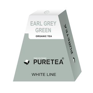 Pure Tea Earl Grey Green Organic White Line 36 stuks