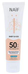 Naif NAÏF Mineral Sunscreen Baby & Kids SPF50 - Wasserfester Sonnenschut...