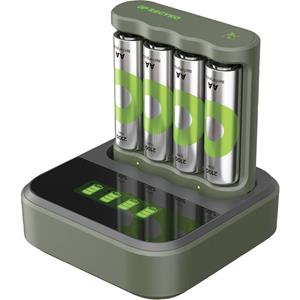 gpbatteries GP Batteries B441 Dockingstation Rundzellen-Ladegerät NiMH Micro (AAA), Mignon (AA)