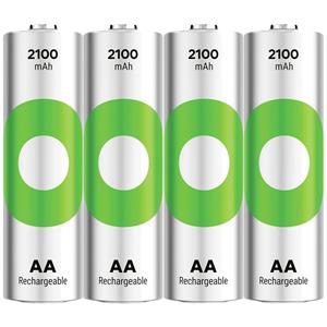 gpbatteries GP Batteries ReCyko Mignon (AA)-Akku NiMH 2100 mAh 1.2V 4St.