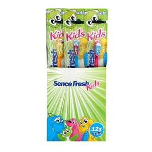 Sencefresh Soft Kids Tandenborstel Display - 12 Stuks