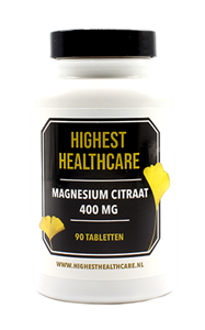 Highest Healthcare Magnesium Citraat 400mg Tabletten