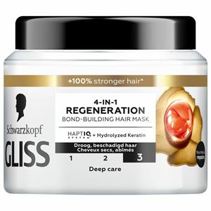 1+1 gratis: Gliss Haarmasker Total Repair Intense-Repair 400 ml