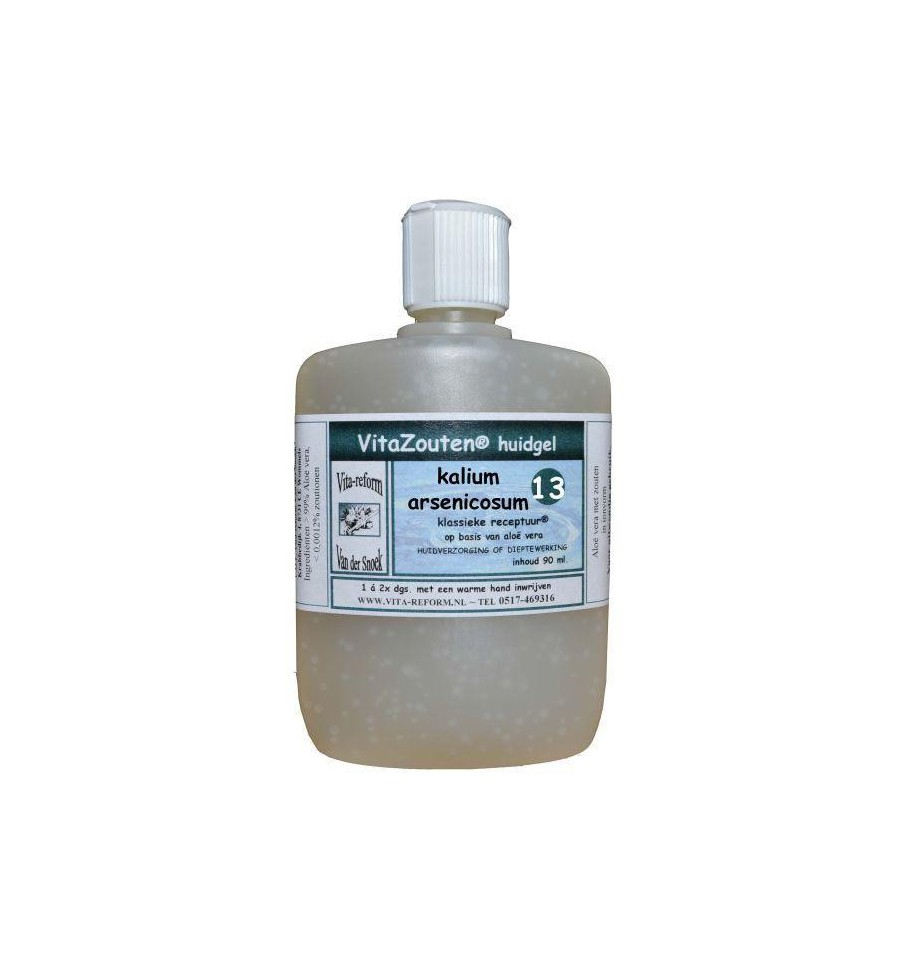 Vitazouten Kalium arsenicosum huidgel nr. 13