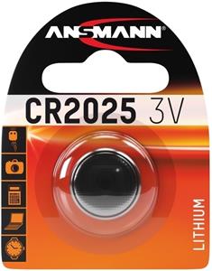 Lithium Knopfzelle CR2025 - Ansmann
